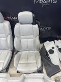 08-10 BMW E64 M6 Convertible Front Rear Door Cards Seat Pair Gray Grey OEM