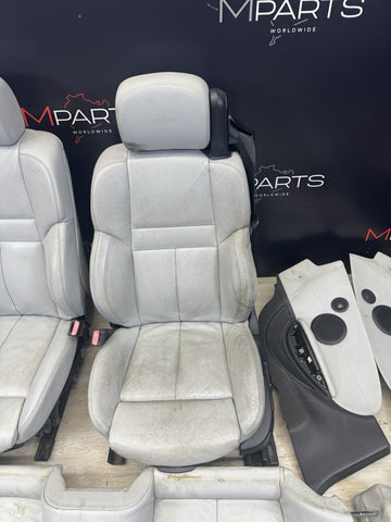 08-10 BMW E64 M6 Convertible Front Rear Door Cards Seat Pair Gray Grey OEM