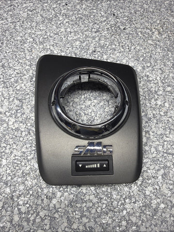 01-06 BMW E46 M3 Center Dome SMG Shift Plate Titan Shadow Grey