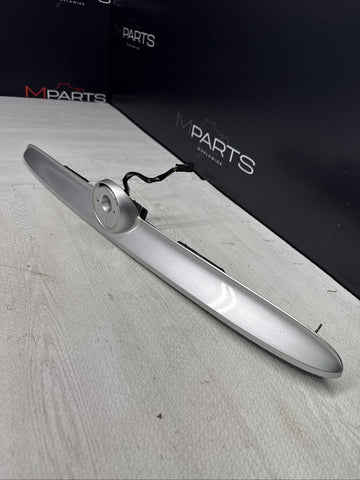 01-06 BMW E46 M3 Convertible Trunk Lid Grip Key Deck Handle Titanium Silver