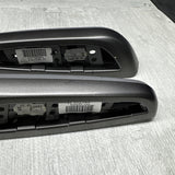 01-06 BMW OEM E46 M3 Titan Shadow Gray Vert Trim Armrest Left Right Rear