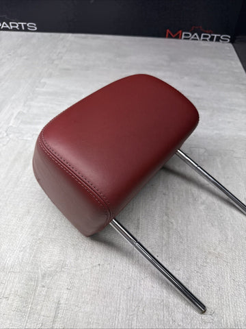 BMW 01-06 E46 M3 Convertible Rear Headrest Head Rest Imola Red OEM *Tab
