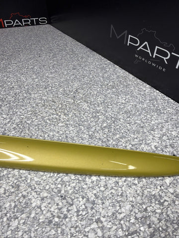 03-06 BMW E46 M3 Coupe Trunk Lid Grip Key Deck Handle Phoenix Yellow
