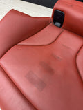 BMW F82 M4 Coupe 15-20 Rear Back Seats Cushion Sakhir Orange Leather Bench