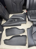 BMW 15-20 F82 M4 Coupe Merino Black Leather Seats & Panels Set