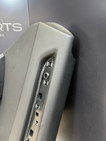 Porsche 15-21 Macan Left Rear Driver Door Card Panel Black BOSE