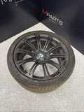 08-13 OEM BMW E90 E92 E93 M3 Rear 19” Wheel Rim Style 220M Black 19x9.5 ET23