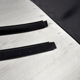 08-13 BMW E92 335 M3 Coupe Roof Rails Mouldings Pair 51138045379 *Fading Paint*