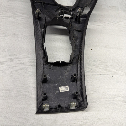 08-13 BMW E90 E92 M3 OEM  Front Center Console Cover Leather DCT *Wrapped*