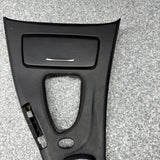 08-13 BMW E93 M3 OEM  Front Center Console Cover Leather DCT *Creasing*