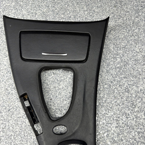 08-13 BMW E93 M3 OEM  Front Center Console Cover Leather DCT *Creasing*