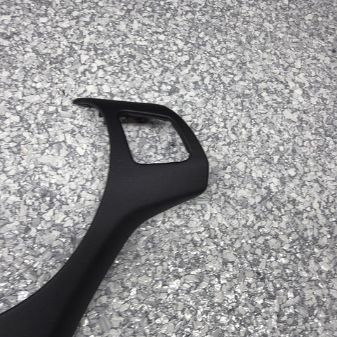 08-13 BMW E90 E92 E93 M3 Steering Wheel Trim Cover Black Leather Wrapped