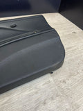 01-06 BMW E46 M3 PASSENGER RIGHT SIDE DOOR PANEL CARD BLACK OEM