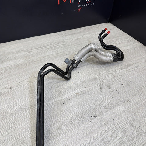 08-13 OEM BMW E90 E92 E93 M3 MT Transmission Oil Cooler Pipe Line Flow Return