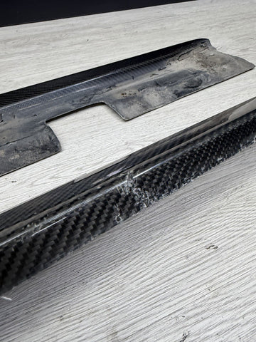 BMW E92 E93 M3 08-13 Carbon Fiber Side Skirt Extension Splitters