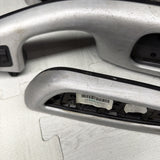 01-06 BMW E46 M3 Convertible Interior Armrests Trim Set Brushed Aluminum