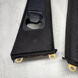2001-2006 BMW E46 M3 Coupe B Pillars Trims Cover Black OEM