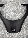 08-13 BMW E90 E92 E93 M3 Lower Steering Wheel Trim Cover Plate Black