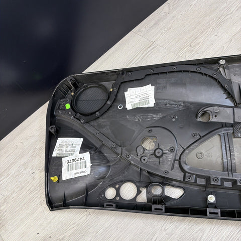 01-06 BMW E46 M3 PASSENGER RIGHT SIDE DOOR PANEL CARD BLACK OEM