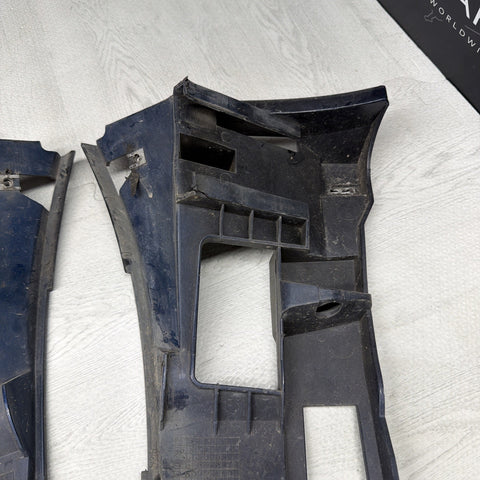 01-06 BMW E46 M3 FRONT BUMPER COVER GUARDS BRACKETS 2695247