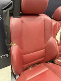 01-06 BMW E46 M3 Convertible Interior Front Heated Seats Imola Red