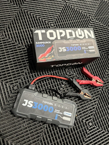 TOPDON JS3000 12V Jump Starter 3000A Battery Booster Jumper Box Power Bank