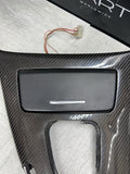 09-13 BMW E90 E92 M3 DCT CIC LEATHER CENTER CONSOLE TRIM 7903962 CARBON FIBER