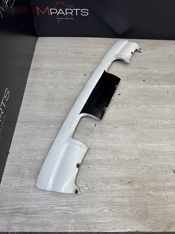 01-06 BMW E46 M3 Rear Bumper Lower Lip Diffuser Trim Panel OEM Alpine White