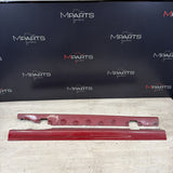 01-06 BMW E46 M3 Rocker Panel Side Skirts OEM Imola Red *Notes*