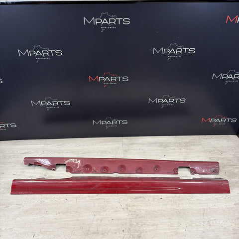 01-06 BMW E46 M3 Rocker Panel Side Skirts OEM Imola Red *Notes*