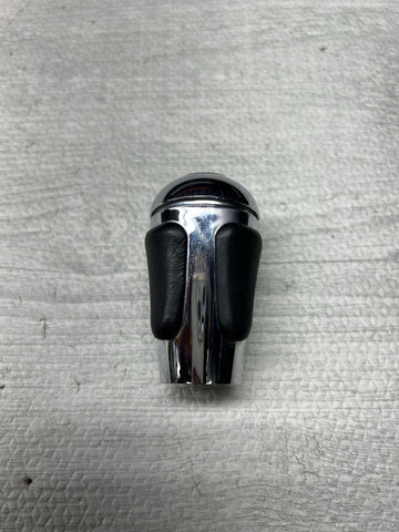 2004-2006 BMW E46 M3 SMG GEAR SHIFT KNOB NAPPA LEATHER CHROME OEM