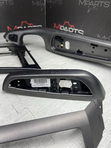 01-06 BMW E46 M3 Convertible Interior Armrests Trim Set Titan Shadow Grey