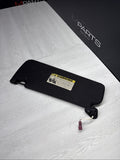 08-13 OEM BMW E92 328 335 M3 Coupe Right Passenger Sun Visor Black Felt