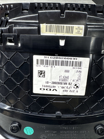 2015-2020 BMW F80 F82 F83 M3 M4 OEM INSTRUMENT GAUGE CLUSTER SPEEDO MPH HUD