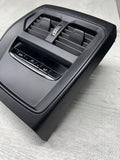 BMW 21-26 G20 G26 G82 Rear Center Console Air Vent Heater Switch Panel Black