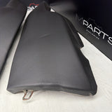 BMW F82 M4 Right Left Rear Black Merino Leather Seat Side Bolsters Pair