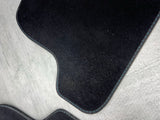 16-20 OEM BMW F87 M2 Black Rear Carpet Floor Mats