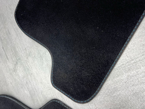 16-20 OEM BMW F87 M2 Black Rear Carpet Floor Mats