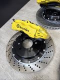 AS IS Set 01-06 BMW E46 M3 BREMBO Big Brake Kit Yellow Calipers Rotors Plug Play