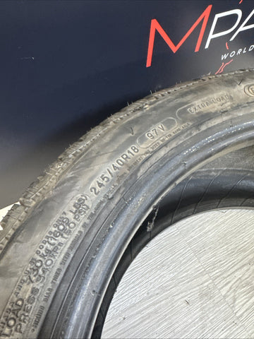 Used 245/40R18 Michelin Pilot Alpin PA4 97V - 8/32