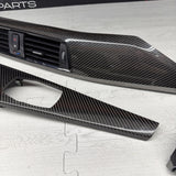 15-20 BMW F80 M3 F80 F82 M3 M4 Carbon Fiber Interior Dash Dashboard Trim Set OEM