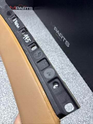 BMW E39 M5 LOWER CENTER DASH PANEL Caramel Leather