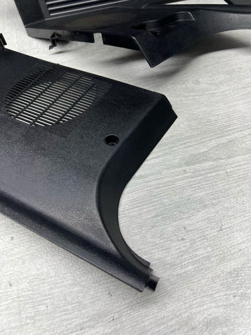 91-99 BMW E36 3 Series M3 Dead Pedal Cover Kick Panels Trims Covers Black OEM