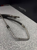 08-13 BMW M3 E90 E92 E93 Front Lower Power Steering Line Hose Set OEM