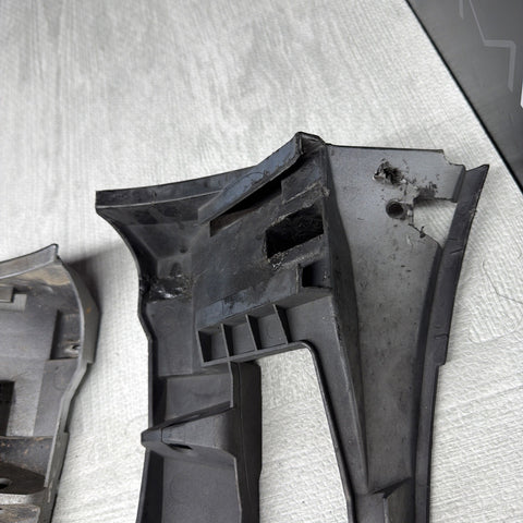 01-06 BMW E46 M3 FRONT BUMPER COVER GUARDS BRACKETS 2695247