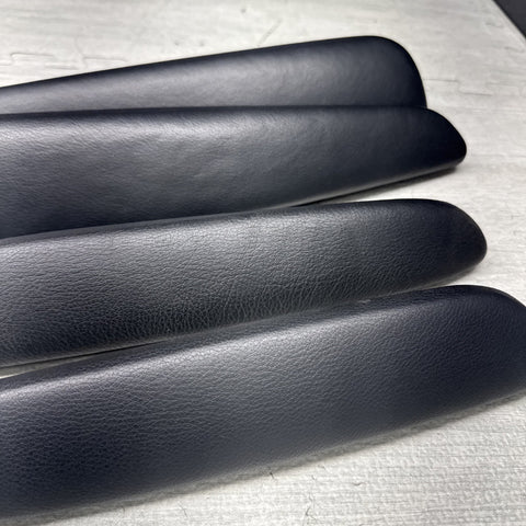01-06 BMW OEM E46 M3 Coupe Trim Armrest Pads Set Black 8238622 *Notes*