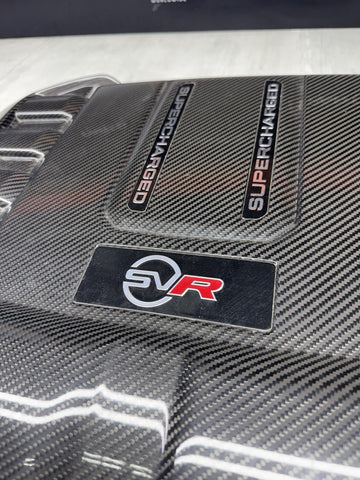 RANGE ROVER SPORT SVR CARBON FIBER ENGINE COVER 2015-2022 LR167464 OEM