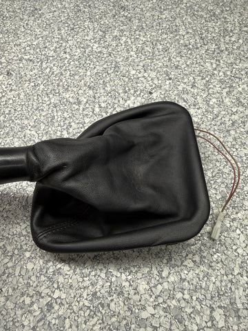 OEM 00-03 BMW E39 M5 Shift Knob 6-Speed Illuminated Nappa Leather Boot