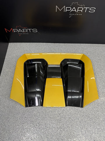 16-24 Lamborghini Huracan Spyder Rear Engine Hood Bonnet Yellow
