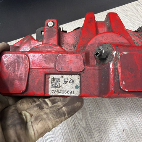 BMW 21-26 G80 G82 G83 M3 M4 Front Passenger Brake Caliper Brembo Stock Red